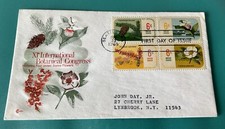 XIth International Botanical Congress Honoring US Flowers 1965 First Day Cover