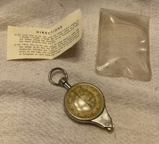 Miles Measurer Vtg Opisometer American Map Company, Inc NYC Germany Pouch Instr