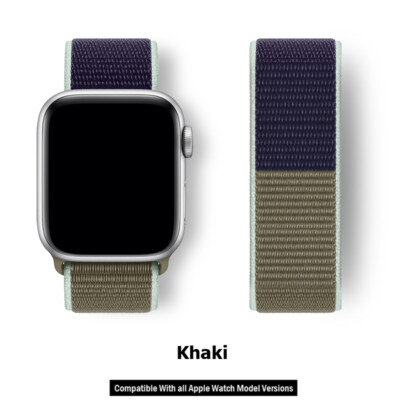 For Apple Watch 11 10 9 8 7 6 5 4 SE 3 Nylon Sport Loop Band 40/44/41/45/42/46mm
