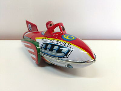 Fusée à Friction Schylling Rocket Racer – Tôle, Sonore, Années 50 Style