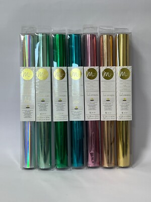 American Crafts Minc Reactive Foil – Rouleau 31,1 Cm X 3 M Rouge/Violet, Pour Appli Minc, Effet Métallique Unique