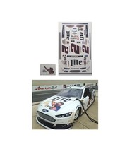  2 Miller Lite 2014 1/32 scale WATER SLIDE DECAL SCX Scalextric Cerrara