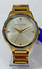 WN3095 WITTNAUER DIAMOND ACCENT WHITE DIAL STAINLESS STEEL MEN'S WATCH MW-32