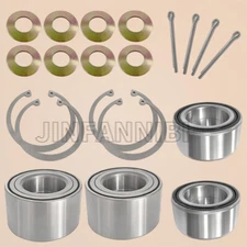 Front & Rear Wheel Bearings Kits for Polaris RZR 570 2012-2022 RZR 800 2008-2014