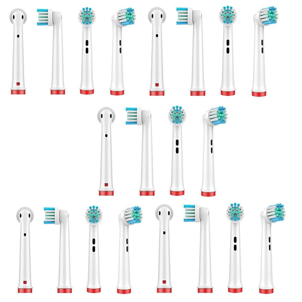 Pack de 20 recambios compatibles con cepillos eléctricos Oral-B- Precision Clean