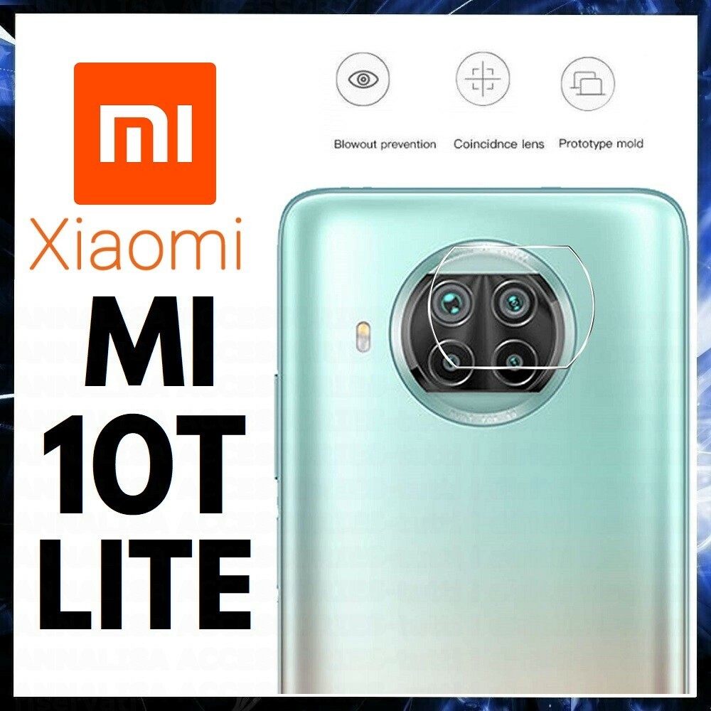 EAN 6427202171125 Vetro CopriLente Posteriore Per Xiaomi Mi 10T Pro 5G - Sostituzione Camera Posteriore, Colore Nero Microfono Wireless Smartphone - Foto 10
