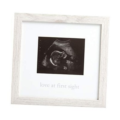  Rustic Sonogram Expecting Parent Gift, Ultrasound Love at First Sight Frame