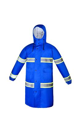 Safety Rain-Coat, Rain-Wear  Rain Trench Coat / Choose Color