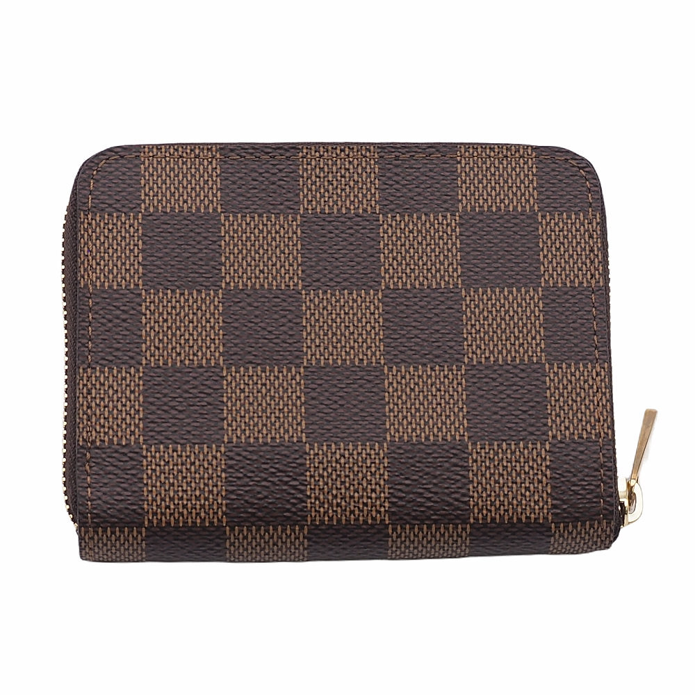 Louis Vuitton Zippy Coin Purse N63070 Damier Wallet Brown Louis Vuitton Zippy Coin Purse N63070 Damier Wallet Brown