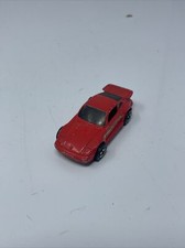 Hot Wheels 1989 Red Porsche 930 Turbo on Cast Malaysia Base