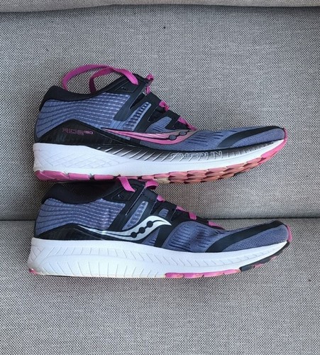 Saucony Ride 150 Womens Sz 10 Running Shoes Pink Gray S10444-4 - Picture 3 of 12