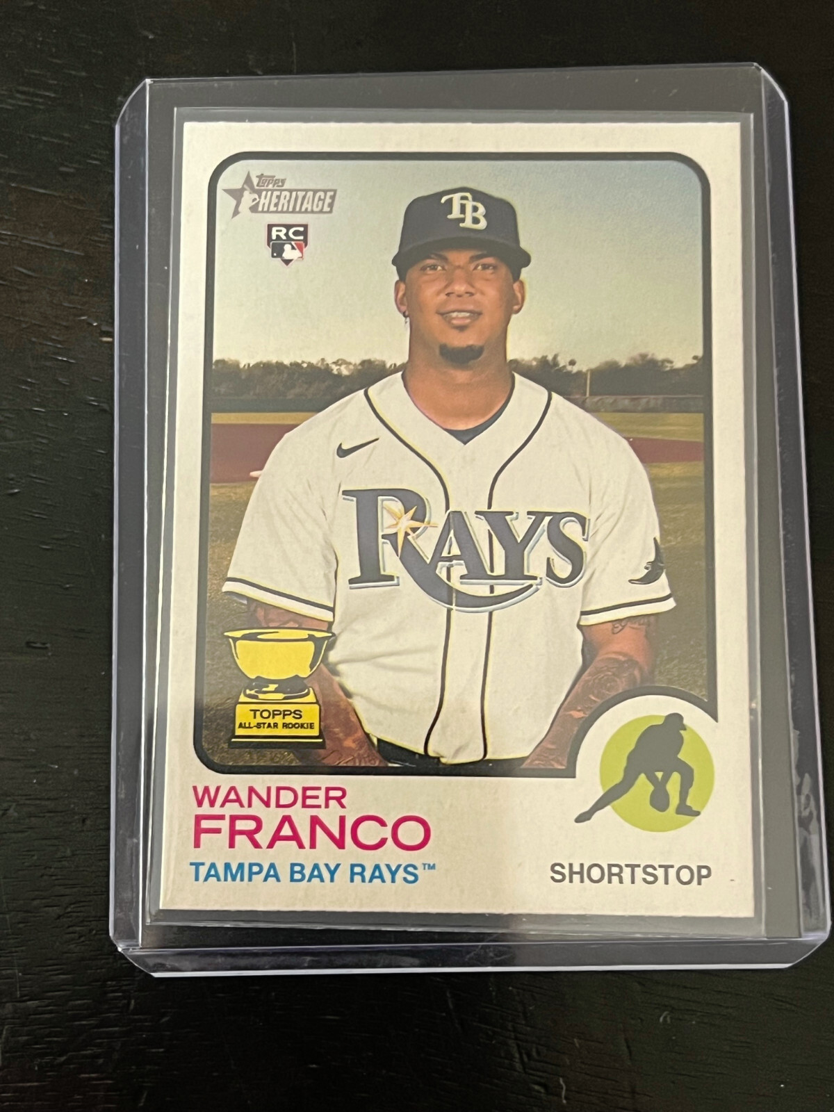 2022 Topps Heritage Wander Franco Rookie RC #347 Devil Rays (388)