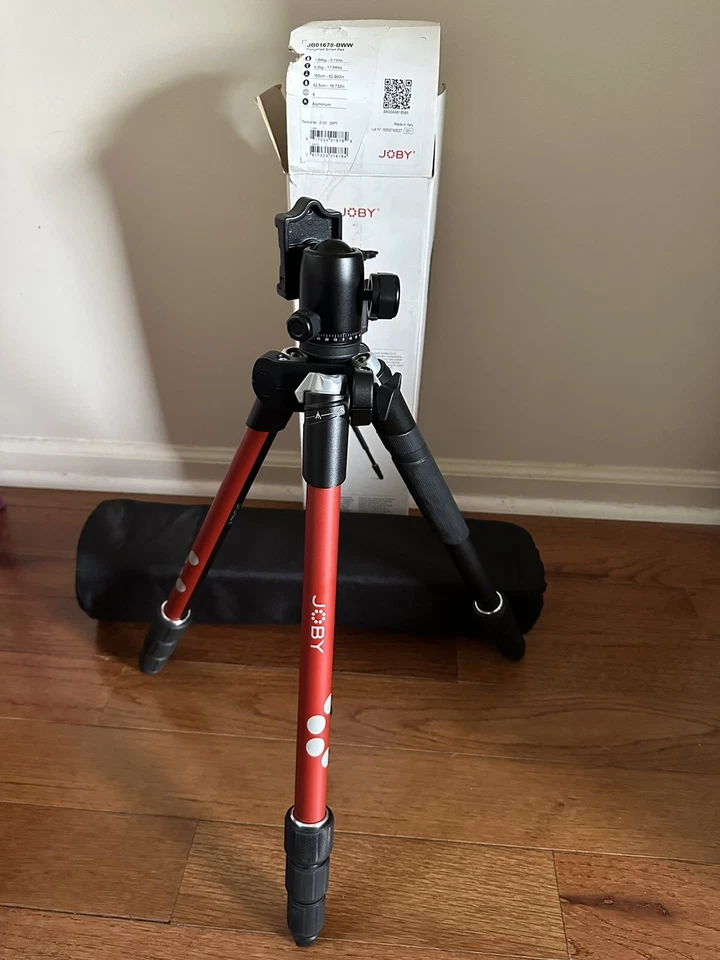 JOBY JB01678-BWW RangePod Tripod for Camera and Vlogging - Red - Image 3 of 4