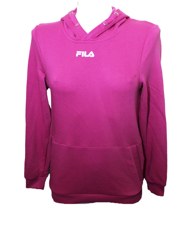 FILA T) FELPA CON CAPPUCCIO FELPA CON CAPPUCCIO FELPA FUCSIA FJL212008 SPORTIVA taglia 140 NUOVA