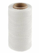 Waxed Sail Twine / Whipping & Sewing Thread -  1/4 pound bulk spool WHITE
