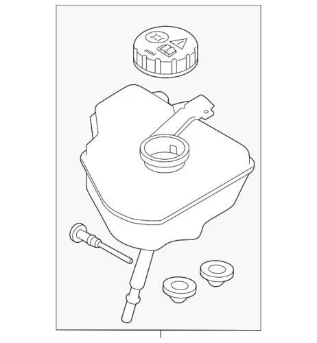 Genuine Land-Rover 2019-20 Range Rover Velar Master Cylinder Reservoir LR126007