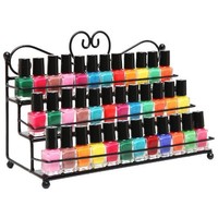 Mygift Metal Heart Design / 3 Tier Nail Polish Rack / Table Top Organizer Displa on sale Mygift Metal Heart Design / 3 Tier Nail Polish Rack / Table Top Organizer Displa on sale