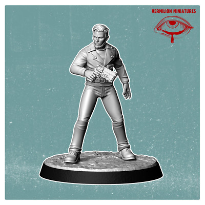 Hooligan 1 | Vermillion | Post Apocalypse FWW Wargaming 3D Printed Mini