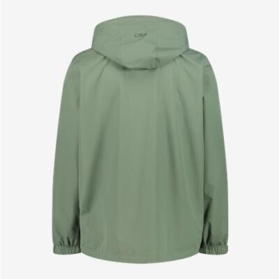 Veste De Pluie Homme CMP Rain Snap Avec Capuche Amovible - E452 (couleur Sauge)