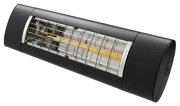 Chauffage infrarouge Chauffage radiant 2500 w Anthracite Solamagic S2 ARC IP65 - Photo 1/1