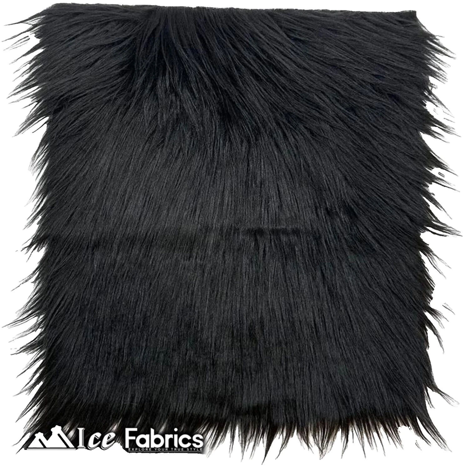Black Faux Fur Fabric