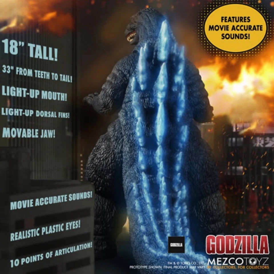 Mezco Toyz Godzilla Ultimate Godzilla figura iluminada 18" monstruos Foto 2 de 4