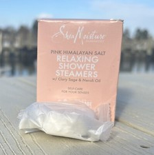 Shea Moisture Pink Himalayan Salt Shower Steamers w/ Clary Sage  Neroli Oil, 5