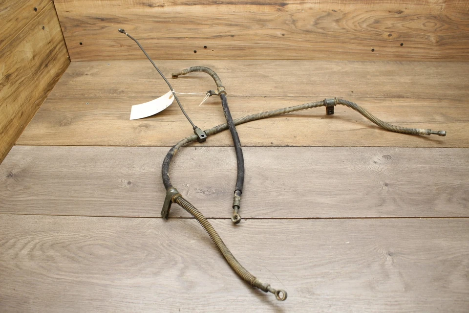 04-13 2004 Yamaha Raptor 350 YFM350 FRONT & REAR BRAKE HOSE LINE SET LINES - Image 3 of 4