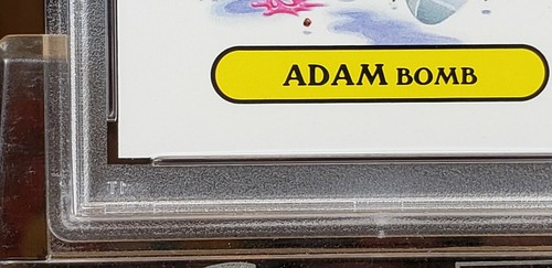 2015 Garbage Pail Kids 30th Anniversary #1a Adam Bomb PSA 10 Gem Mint 💎 Topps🔥 - Picture 7 of 10