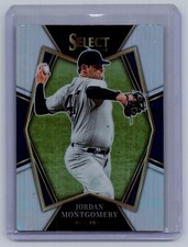 2022 Panini Select #126 Jordan Montgomery Yankees Premier Silver Prizm Holo