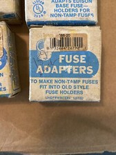 14 Eagle Electric Non-tamp Fuse Adapters No. 686-20 For 20 Amp~Made in USA