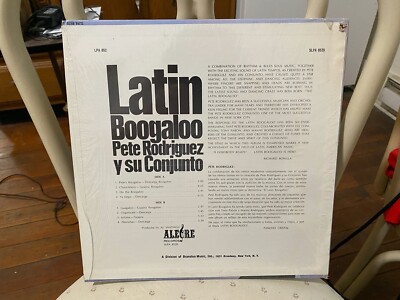 Pete Rodriguez Y Su Conjunto Latin Salsa Boogaloo LP Alegre mono