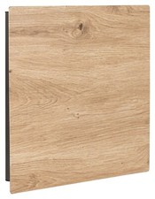 Schlüsselkasten Schlüsselaufbewahrung Metall Eiche Dekor 30 x 30 cm mit 9 Haken 