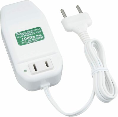 Yazawa Overseas Travel Transformer Electronic Type For Heat Appliances Only