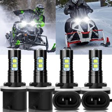 For Arctic Cat M1000 M5 M6 M7 M8 4x 894 893 LED Headlight Hi/Lo Beam Combo Bulbs