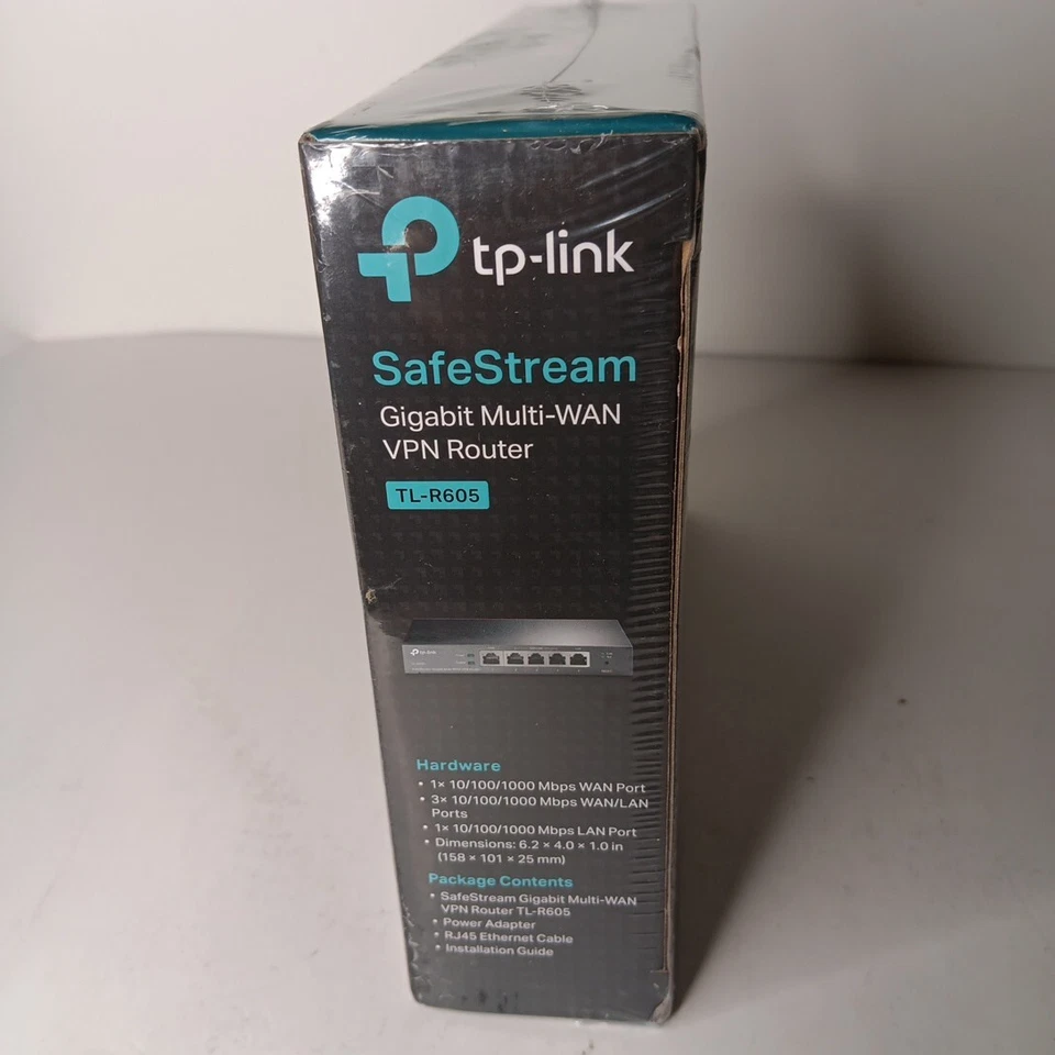 TP-LINK TL-R605 SafeStream Gigabit LAN Port Multi-WAN VPN Secured Router Firewal - Image 2 of 4