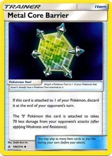 Pokemon - METAL CORE BARRIER 180/214 - Unbroken Bonds - NM/M