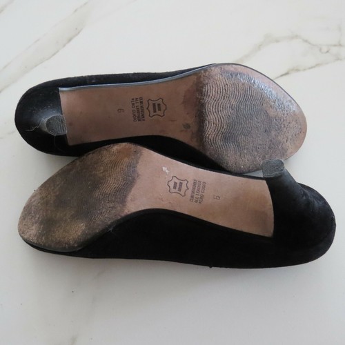 Kennel und Schmenger black suede peep hole heeled shoes size 6 - 第 5/6 張圖片