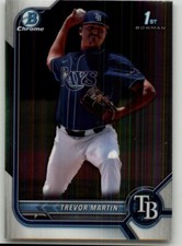 2022 Bowman Draft Trevor Martin Chrome #BDC-184 Tampa Bay Rays