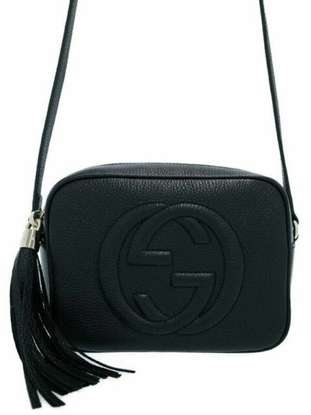 Gucci Soho Leather Disco Bag Black for sale online | eBay