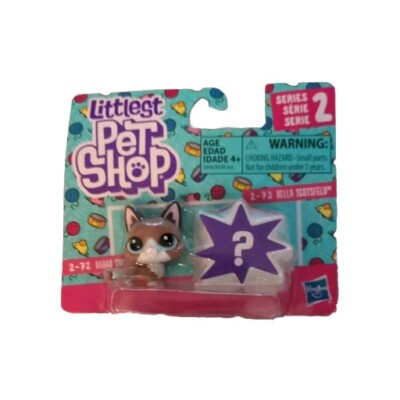 Hasbro Littlest Pet Shop Mini Pack #2-72 Radar Snowcat #2-73 Bella Scotsfeld Cat