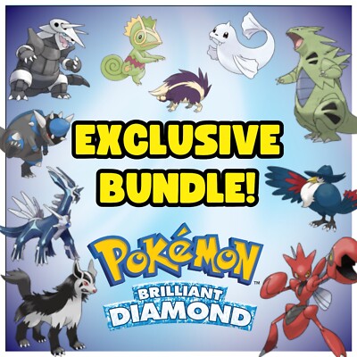 Pokemon Brilliant Diamond Shining Pearl Exclusive Diamond Bundle FAST  DELIVERY