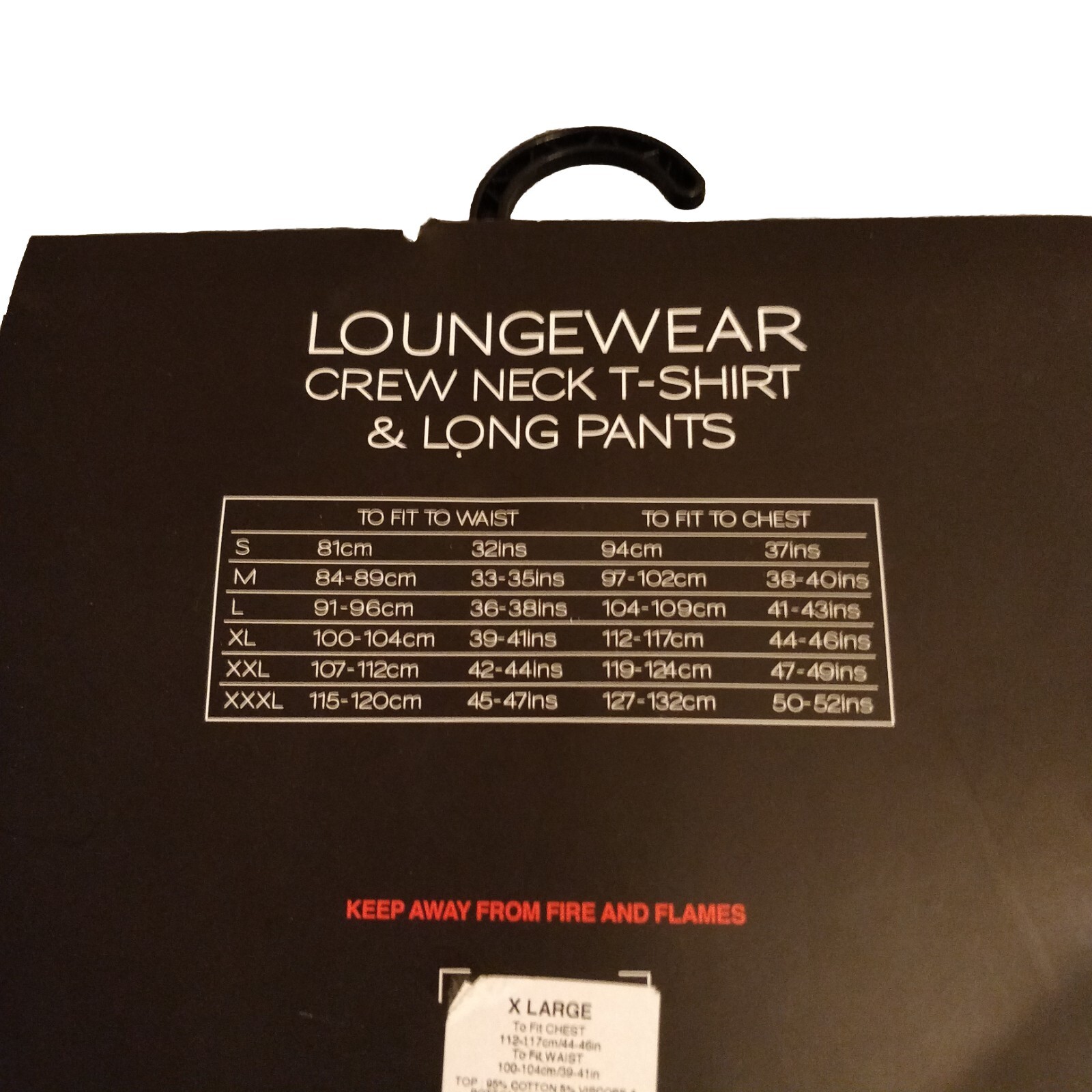 Mens Matalan Loungewear Pyjamas Grey Size XL Crew Neck Tshirt Long