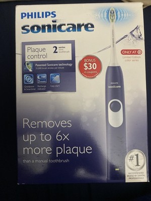 Philips Sonicare 2 Series plaque control rechargeable toothbrush Black (TARGET)