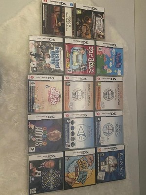 Nintendo DS Spiele Restposten Konvolut x14 komplett CIB Mr Bean Peppa Pig Brain Trainin