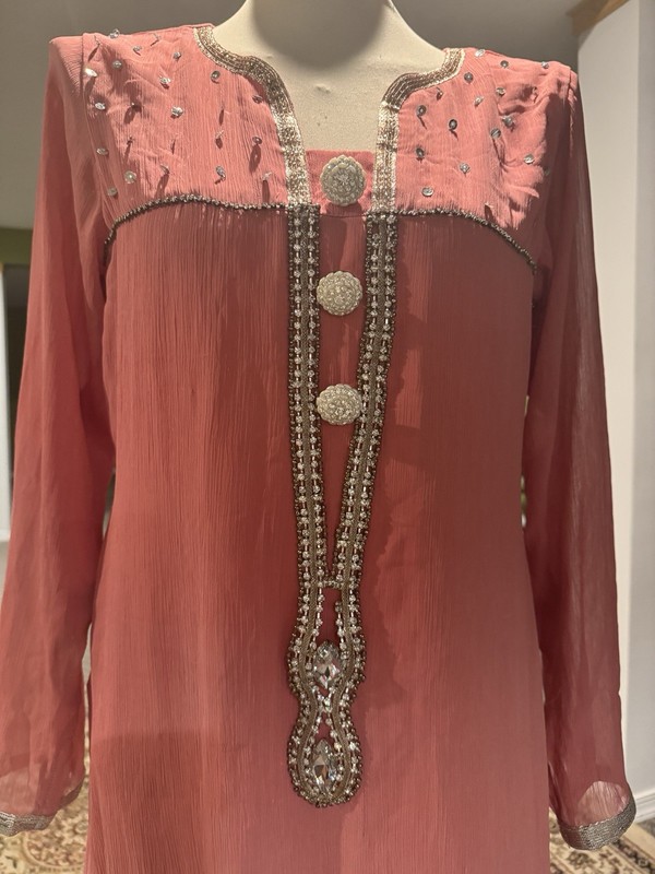 Clearance Sale New Pakistani Indian Designer Shalwar Kameez Party Sari Tunic XL