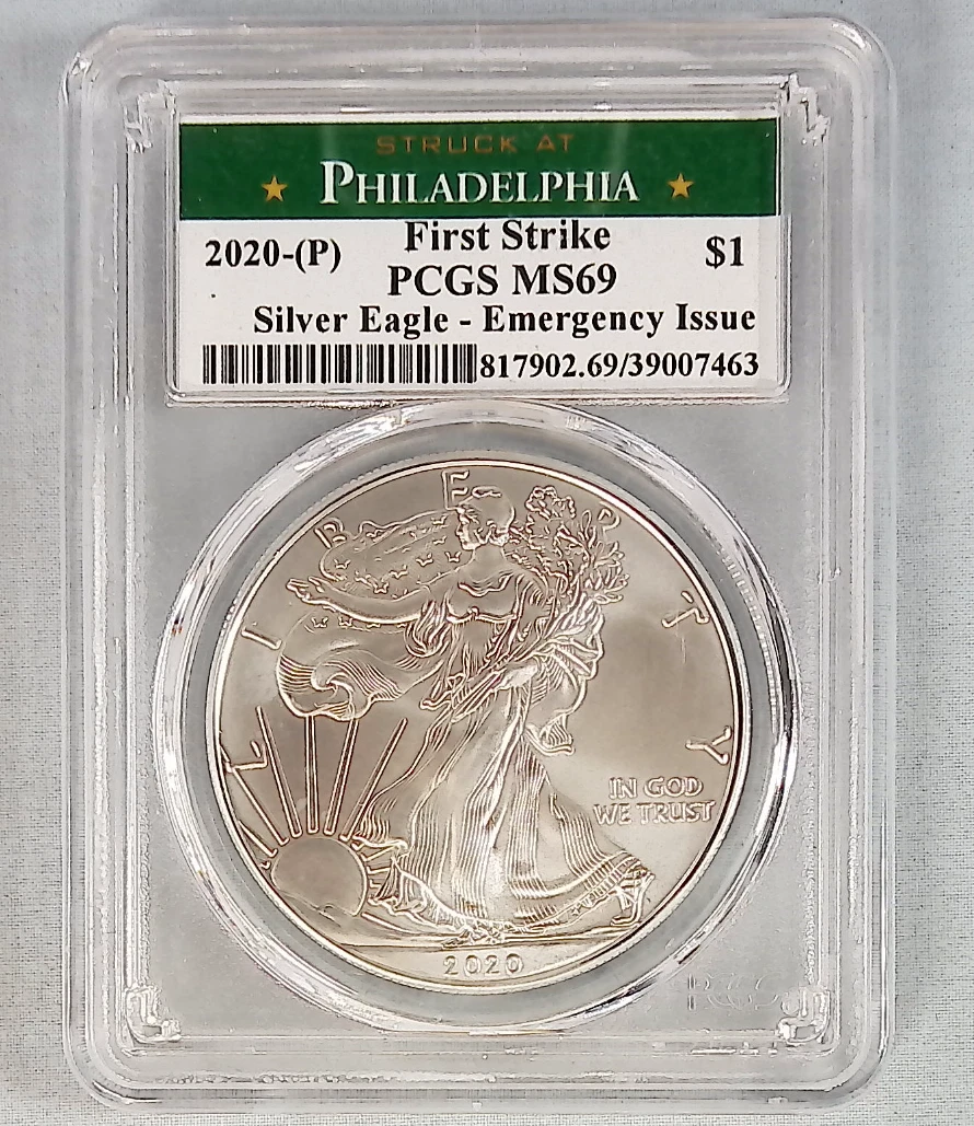 American Eagle MS 69 Graded 2020 Silver Bullion Coins for sale | eBay