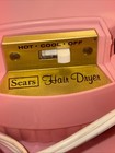 VTG Hot PINK ATOMIC RETRO SEARS Portable Deluxe Hair Dryer Bonnet Works HOT-COLD — photo 8