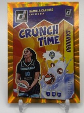 2025 Panini Donruss WNBA Kamilla Cardoso Crunch Time Orange Laser #/399 #10 Sky