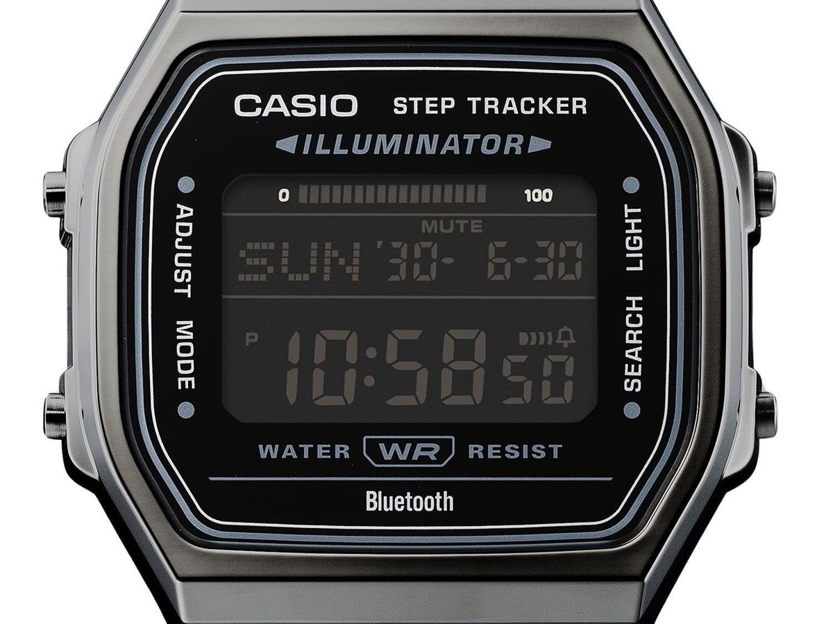 カシオ ABL-100WEGG-1B Bluetooth　新品未使用 Casio ABL-100WEGG-1B Digital Bluetooth Watch Black IP Metal Band